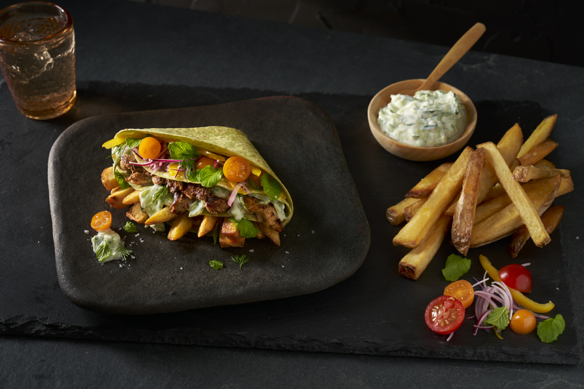 GREEK STYLE CHICKEN GYRO BURGERS