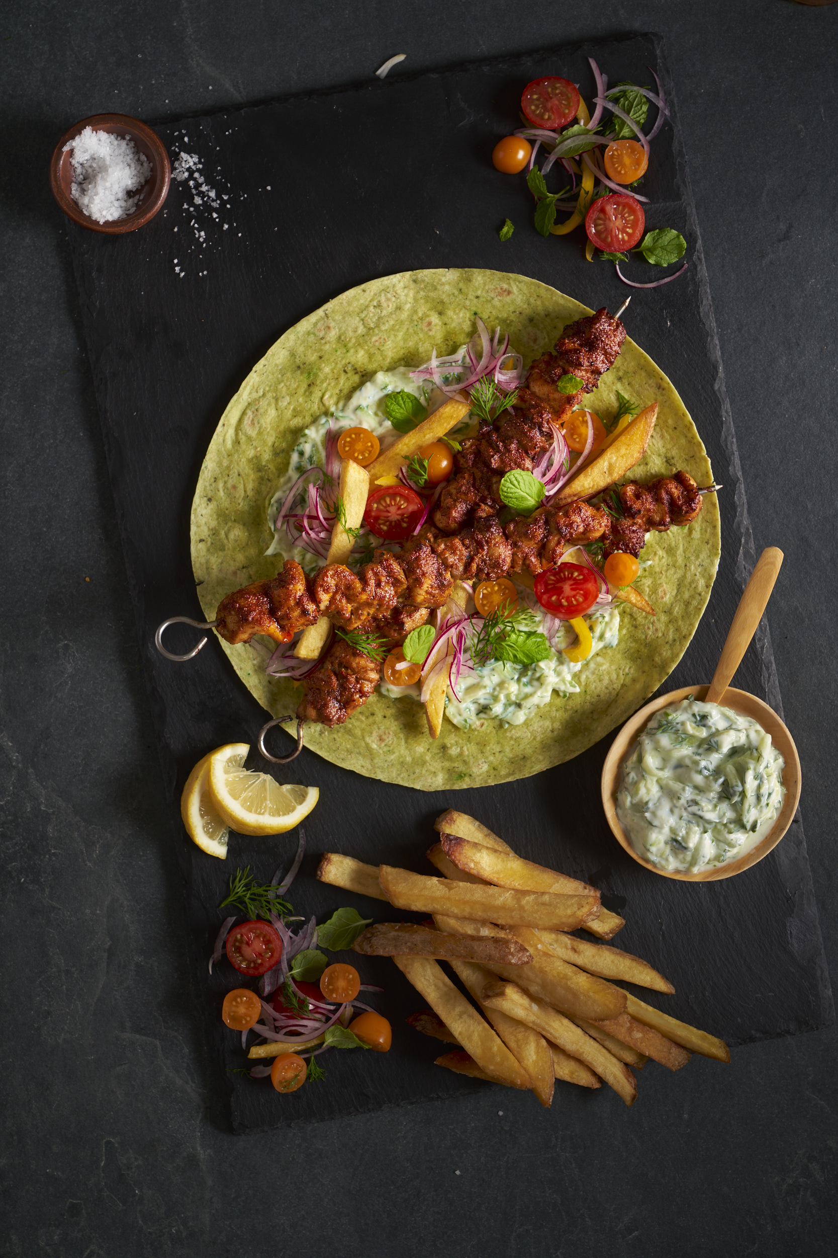 GREEK STYLE CHICKEN GYROS